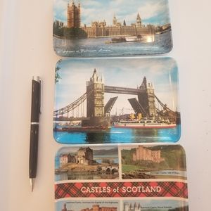 Pack of 3 UK Souvenir Trays